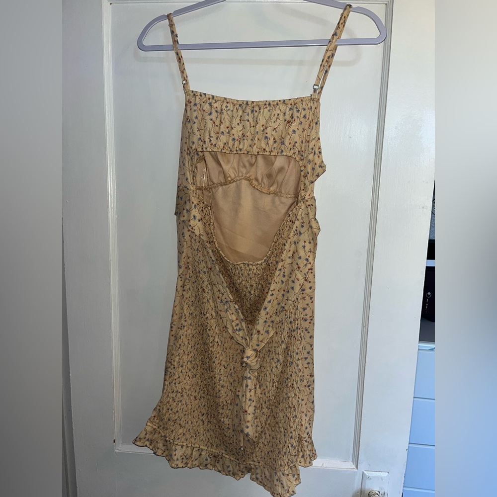 Yellow Floral Dress - Picture 2 of 2